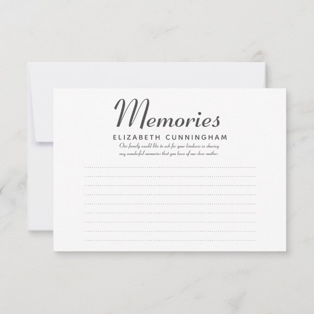 Resposta Memorial Simples de Script Moderno (Verso)