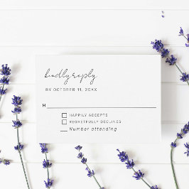 Resposta Mínima Simples de Script de Casamento
