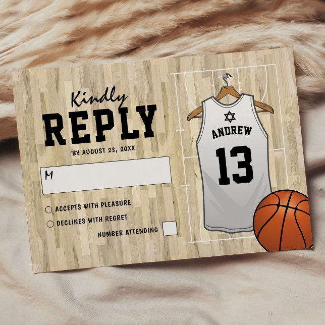 Resposta para Bar Mitzvah de Basquetebol (Criador carregado)