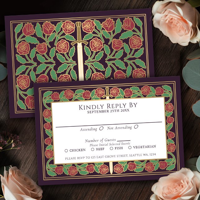 Resposta para Casamento Real Espada Floral Dourada (Criador carregado)