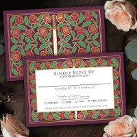 Resposta para Casamento Real Espada Floral Dourado
