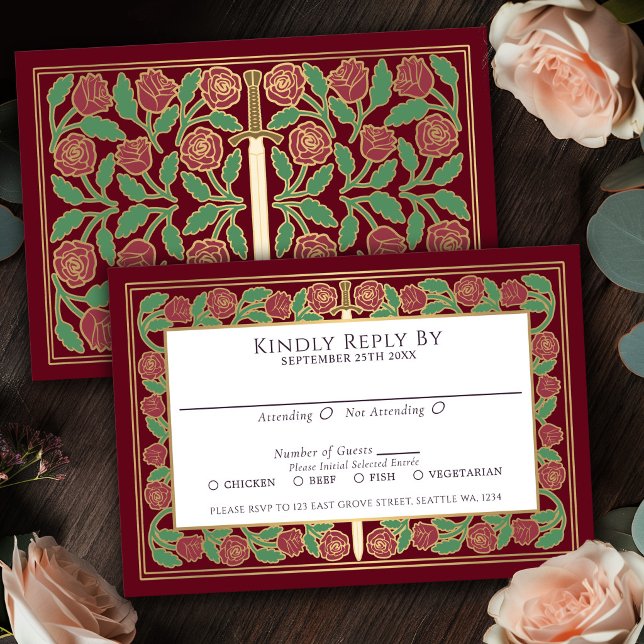 Resposta para Casamento Real Espada Floral Ouro Ve (Criador carregado)