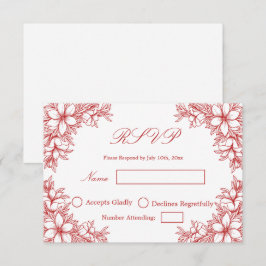 Resposta para Casamento Vermelho com gráficos Flor