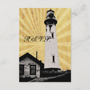 Resposta RSVP de Casamento de Farol Náutico Costei