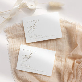 Resposta RSVP de Tipografia Ultra-Minimizada | Gab