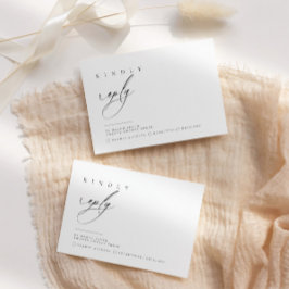 Resposta RSVP de Tipografia Ultra-Minimizada | Gab