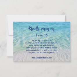 Resposta RSVP do Site Moderno Tropical Praia Ocean