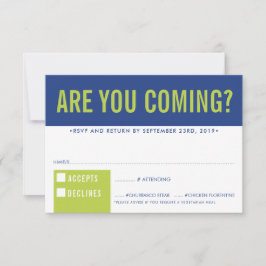 RESPOSTA RSVP RESPOSTA diversão de bloco ousado li