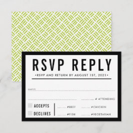 RESPOSTA RSVP RESPOSTA simples limão negro negro m