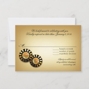 Resposta RSVP VIP de Paul Las Vegas   vermelho