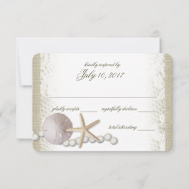 Resposta Rustic Beach Lace and Pearls