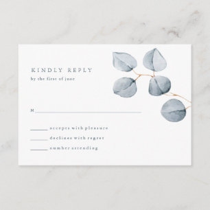 Resposta Wedding da simplicidade do eucalipto