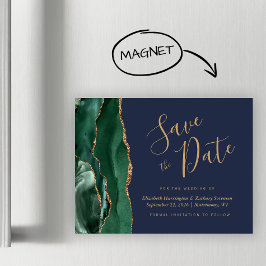 Ressalte o Casamento Verde Esmeralda Azul-Marinho