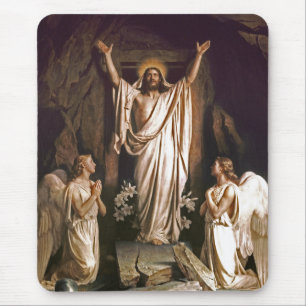 Ressurreição do Cristo. Mousepad de presentes de