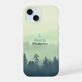Rest Is Productive – Minimal Motivational iPhone C