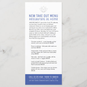 Restaurante em casa novo menu tirar a temperatura