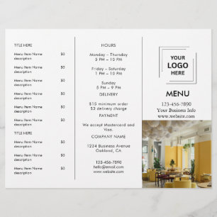 Restaurante Takeout   Moderno Takeaway Personaliza