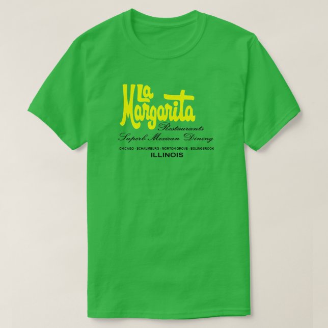 Restaurantes La Margarita de T-Shirt do Illinois (Frente do Design)