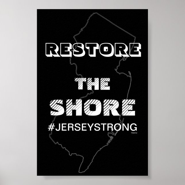 RESTAURAR A LOJA - POSTER DE JERSEY PARA ESCRITÓRI (Frente)