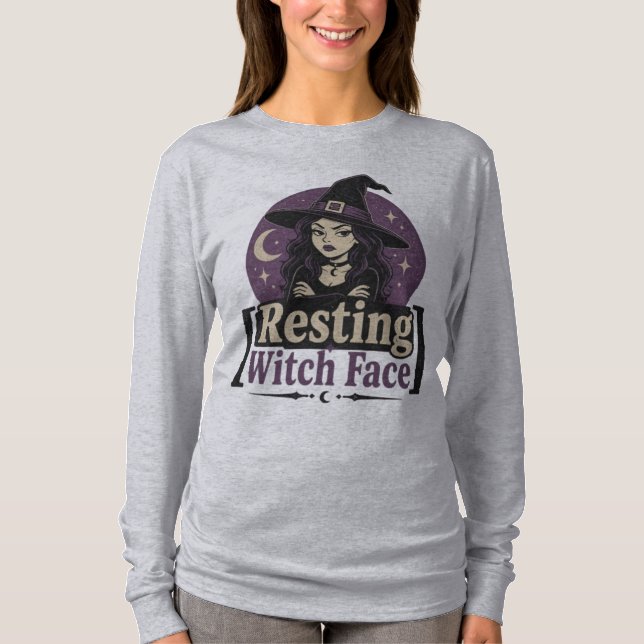 Resting Witch Face  T-shirt (Frente)