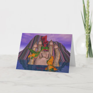 Retalhos bonitos Drago do cartão de aniversário