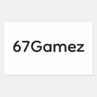 Retangular 67Gamez Adesivo 2