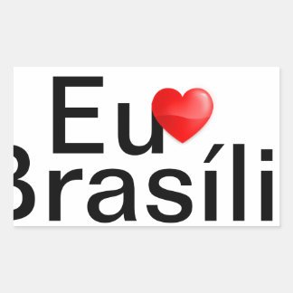 Retangular Adesivo Brasília Brasil