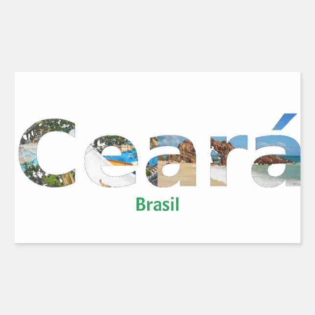 Retangular Adesivo Ceará  (Frente)