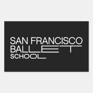 Retangular Adesivo da Escola de Ballet de SF