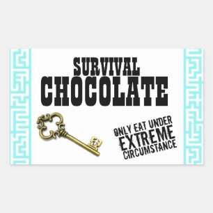 Retangular Adesivo da sala de escape