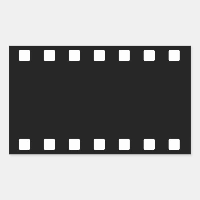 Retangular Adesivo de Faixa de Filme (Frente)