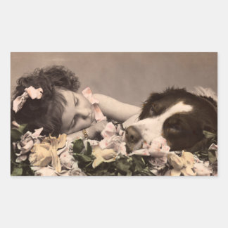 Retangular Adesivo de Foto Antiga Vintage FromMyDesk