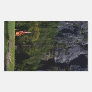 Retangular Adesivo de Retângulo de Capela