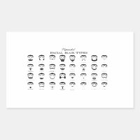 Adesivo de tipos de placas na moda