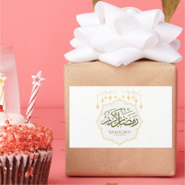 Retangular Adesivo Decorativo Ramadan Kareem