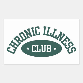 Retangular Adesivo do Clube de Doenças Crônicas, Conscientiza