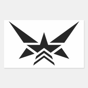 Retangular Adesivo do Comandante da Starcom Wing