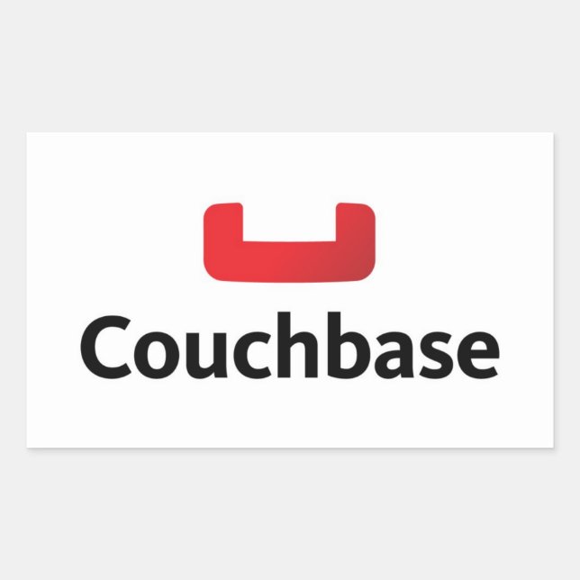 Retangular Adesivo do laptop Couchbase (Frente)