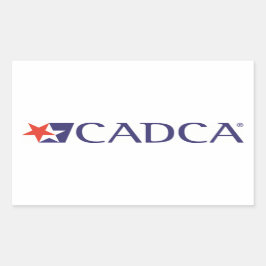 Retangular Adesivo do logótipo CADCA