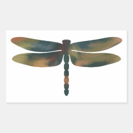 Retangular Adesivo em Dragonfly de Estilo acrílico