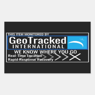 Retangular Adesivo GeoTracking