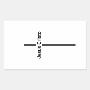 Retangular Adesivo Jesus Cristo