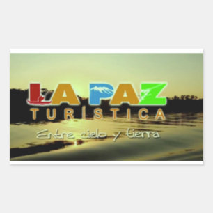 Retangular Adesivo La Paz turistica