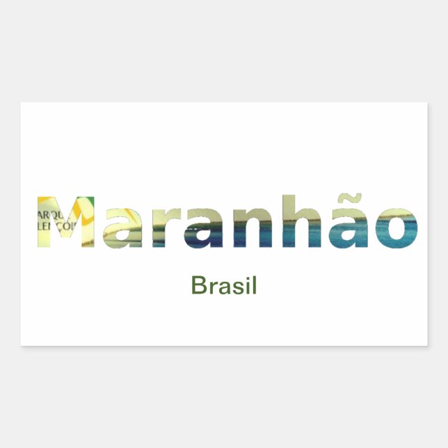 Retangular Adesivo Maranhão (Frente)