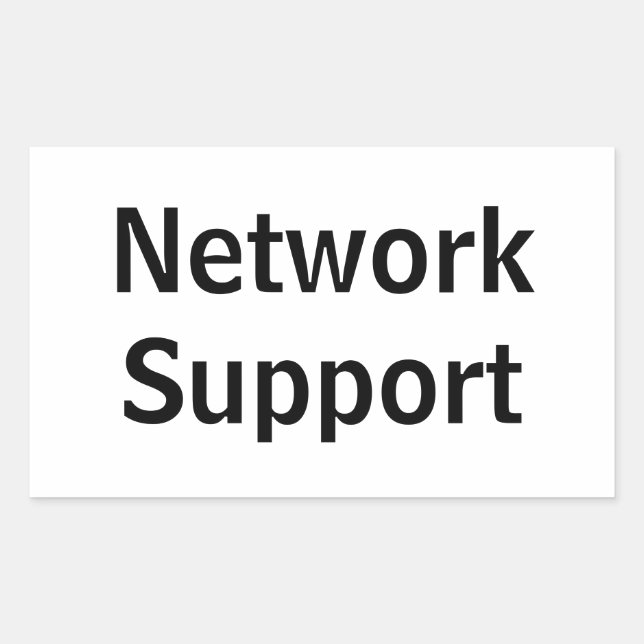 Retangular Adesivo  network Support (Frente)