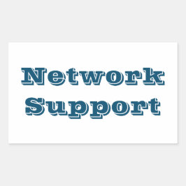 Retangular Adesivo network support