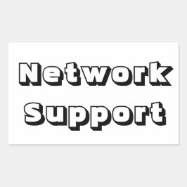 Retangular Adesivo network support
