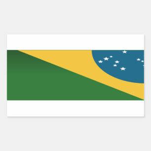 Retangular Adesivo Série Brasil - Bandeira
