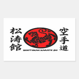 Retangular Adesivo Shotokan Karate-do