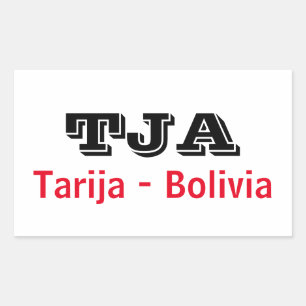 Retangular Adesivo Tarija Bolivia